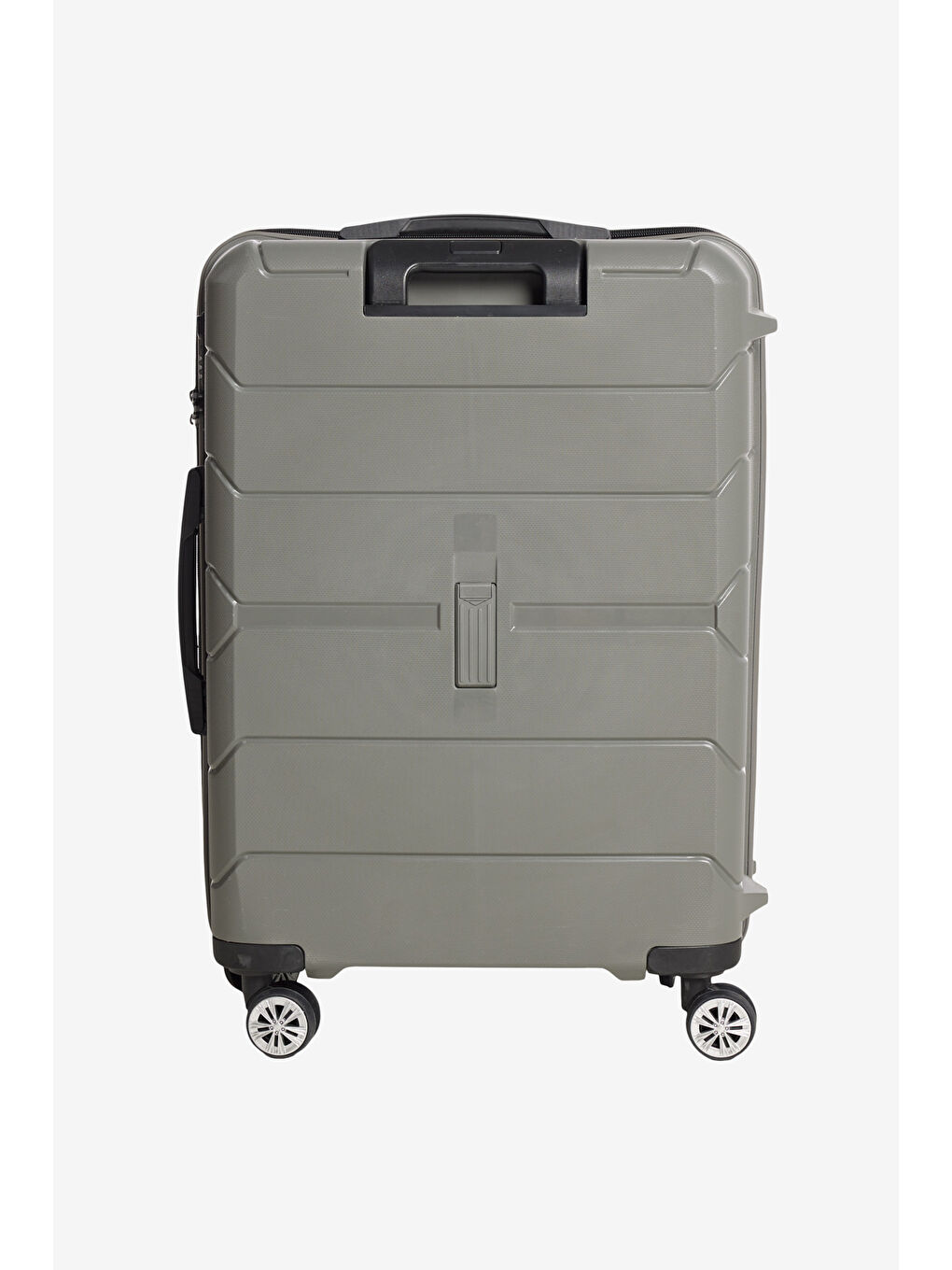 Erkek Gri Orta Boy Valiz-4