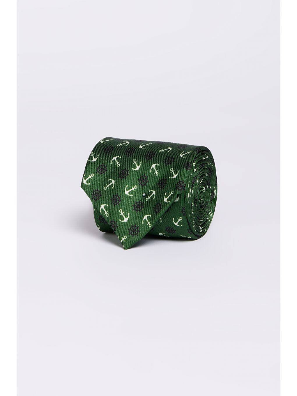 Erkek Yeşil Desenli Kravat