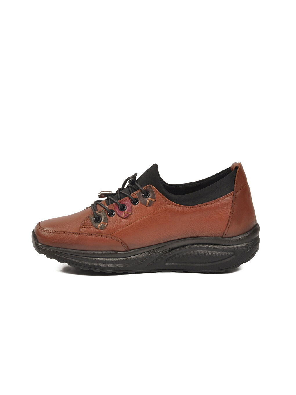 Kahverengi Taba Hakiki Deri Anatomik Kadın Casual Ayakkabı 2660 Z-3