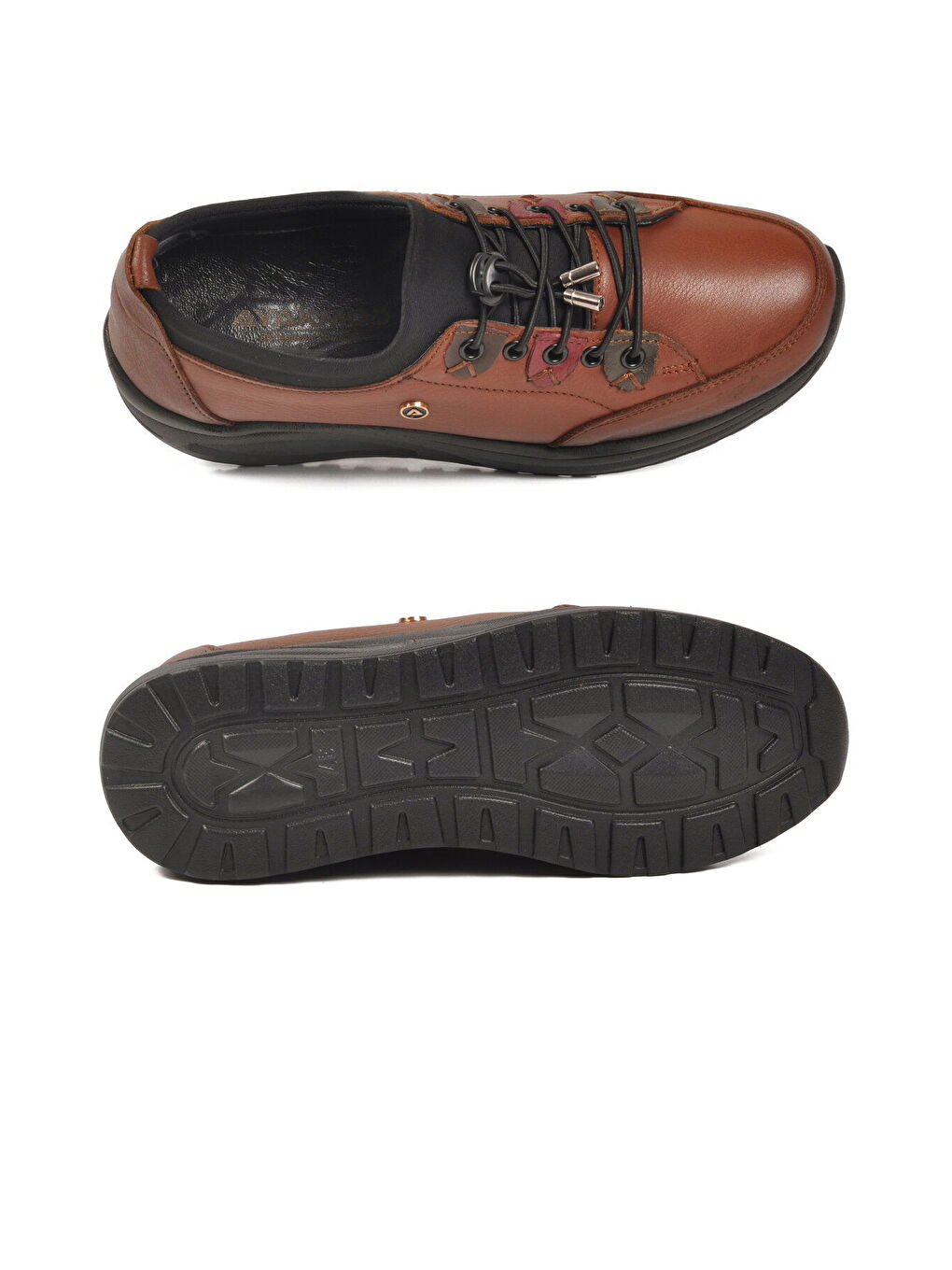 Kahverengi Taba Hakiki Deri Anatomik Kadın Casual Ayakkabı 2660 Z-4