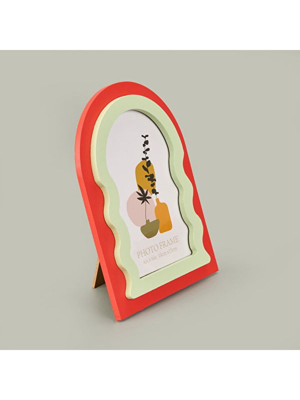 Deco Geo Fotoğraf Çerçevesi - Turuncu - 10x15 cm-3