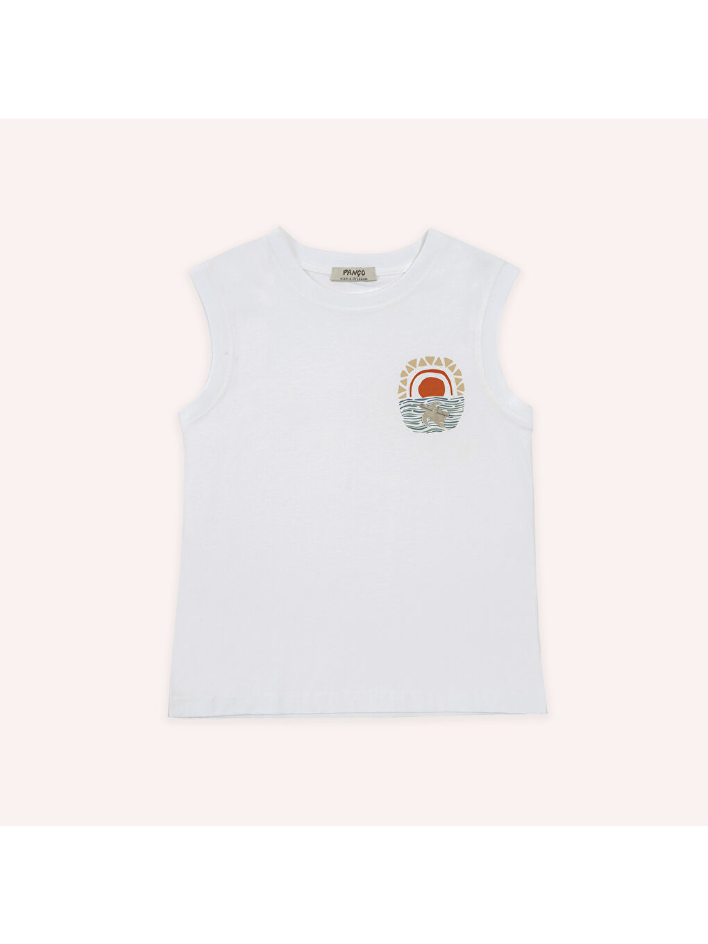 Erkek Çocuk Atlet Beyaz