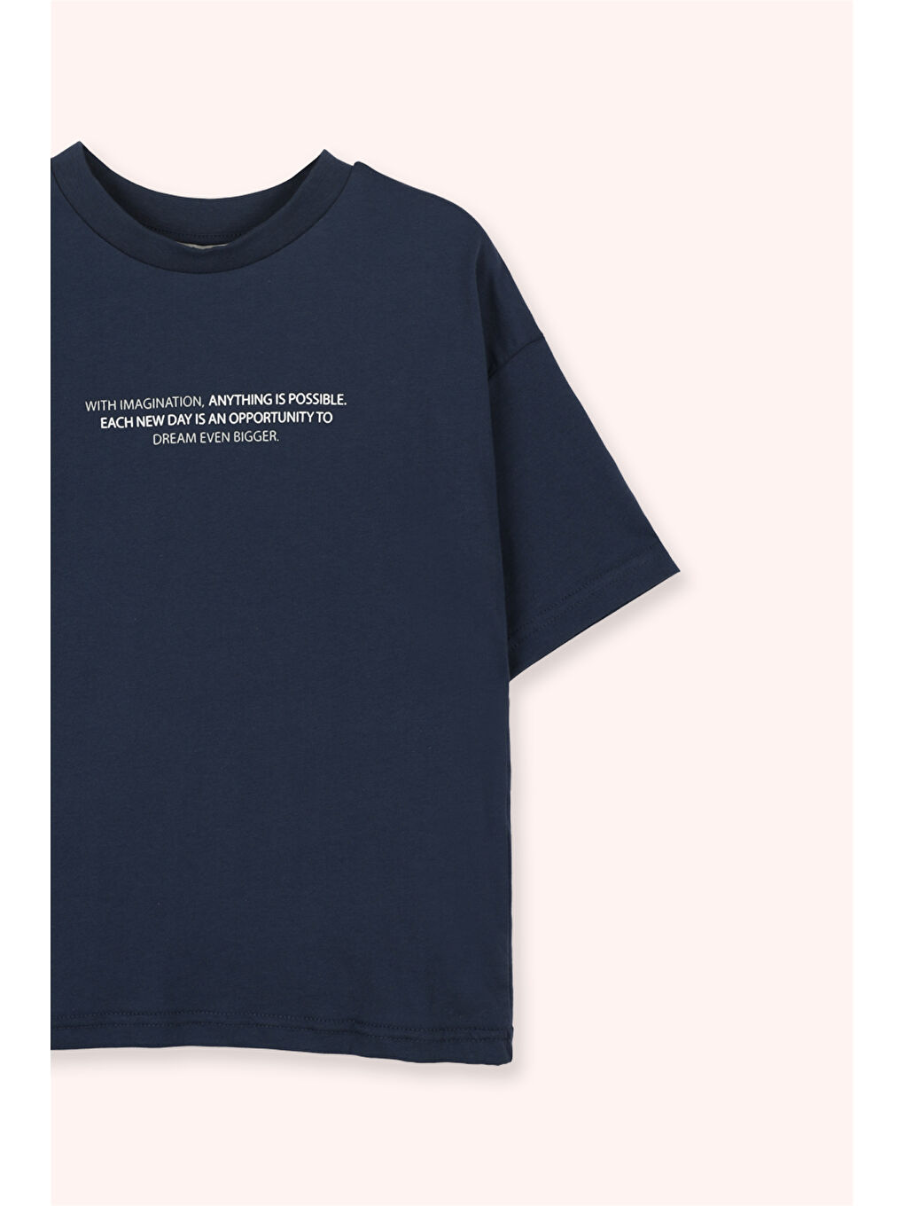 Lacivert Erkek Çocuk Baskılı T-Shirt-2