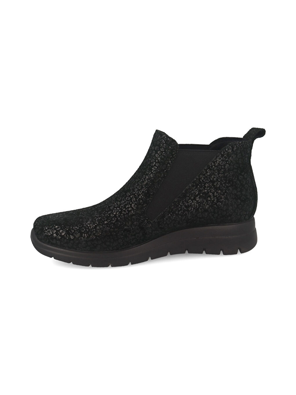 Siyah Kadın Bot 27 R17 AX LEATHER WOMAN ANKLE BOOT 2003-Black