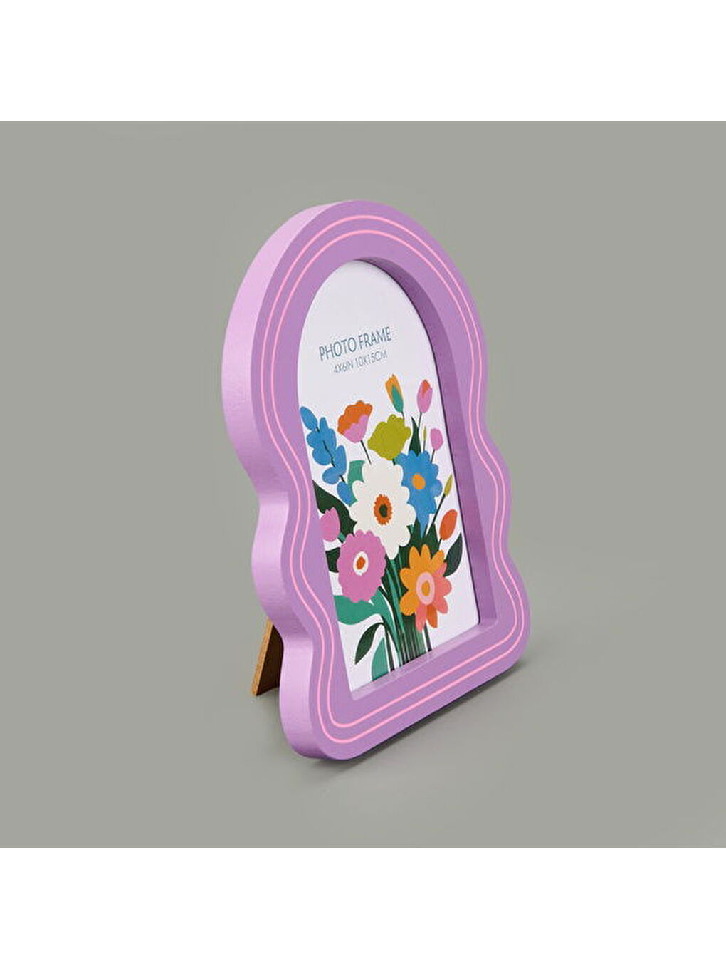 Deco Camelia Fotoğraf Çerçevesi - Mor - 10x15 cm-1