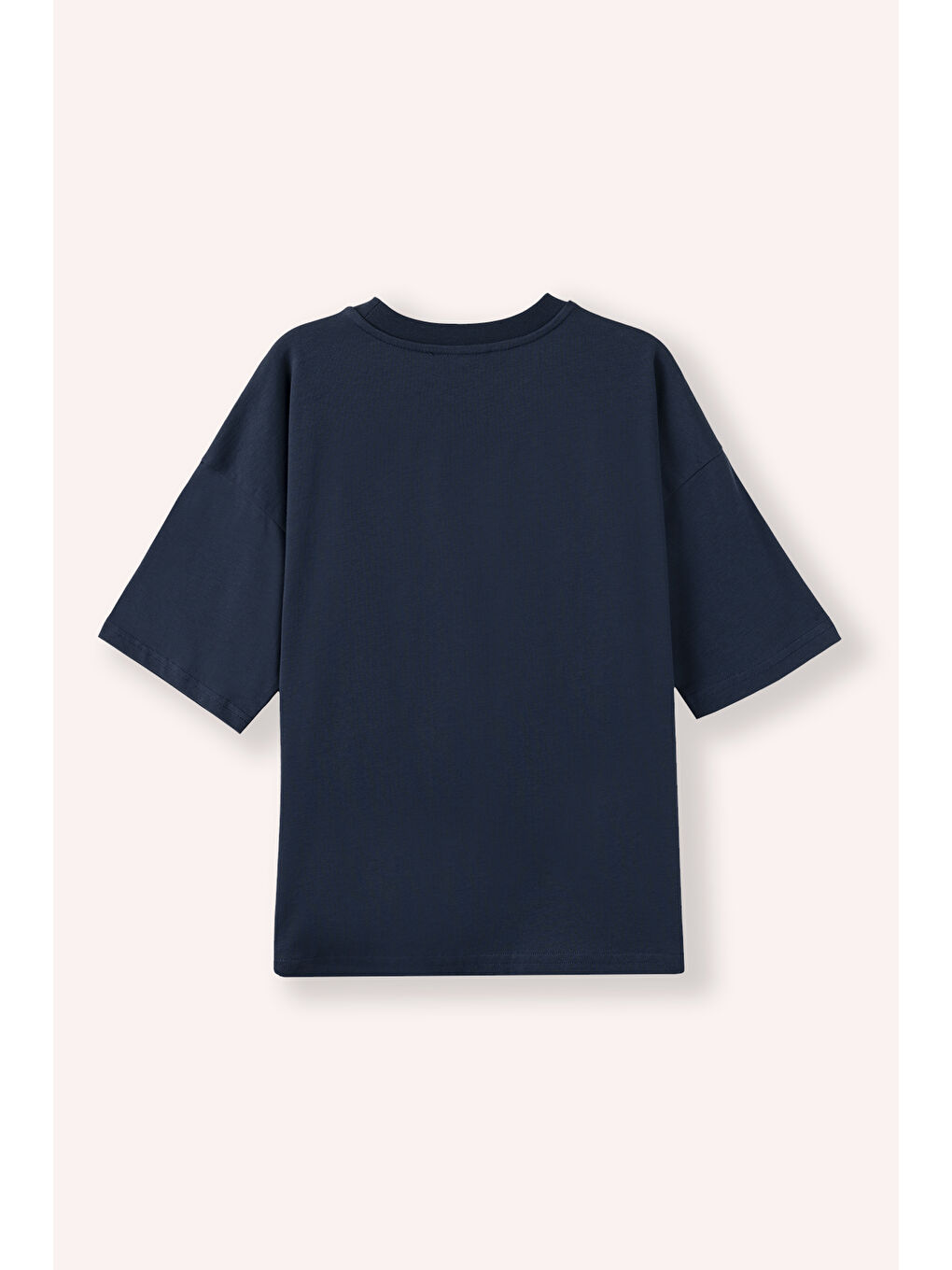 Lacivert Erkek Çocuk Baskılı T-Shirt-1