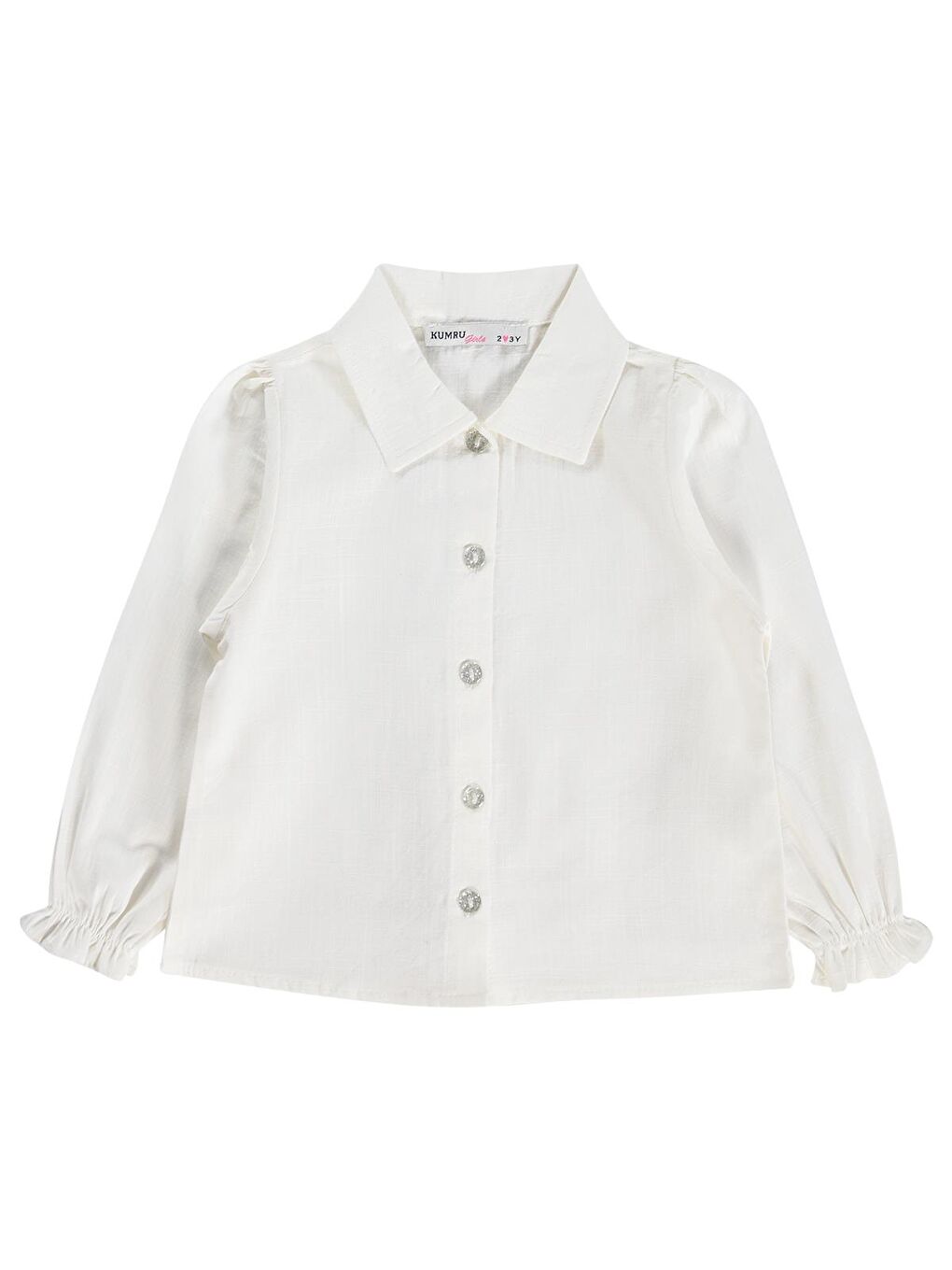 Fırfırlı Ceket Gömlek 3 Lü 2-5 Yaş Takım - Bej 2-3 Yaş-3