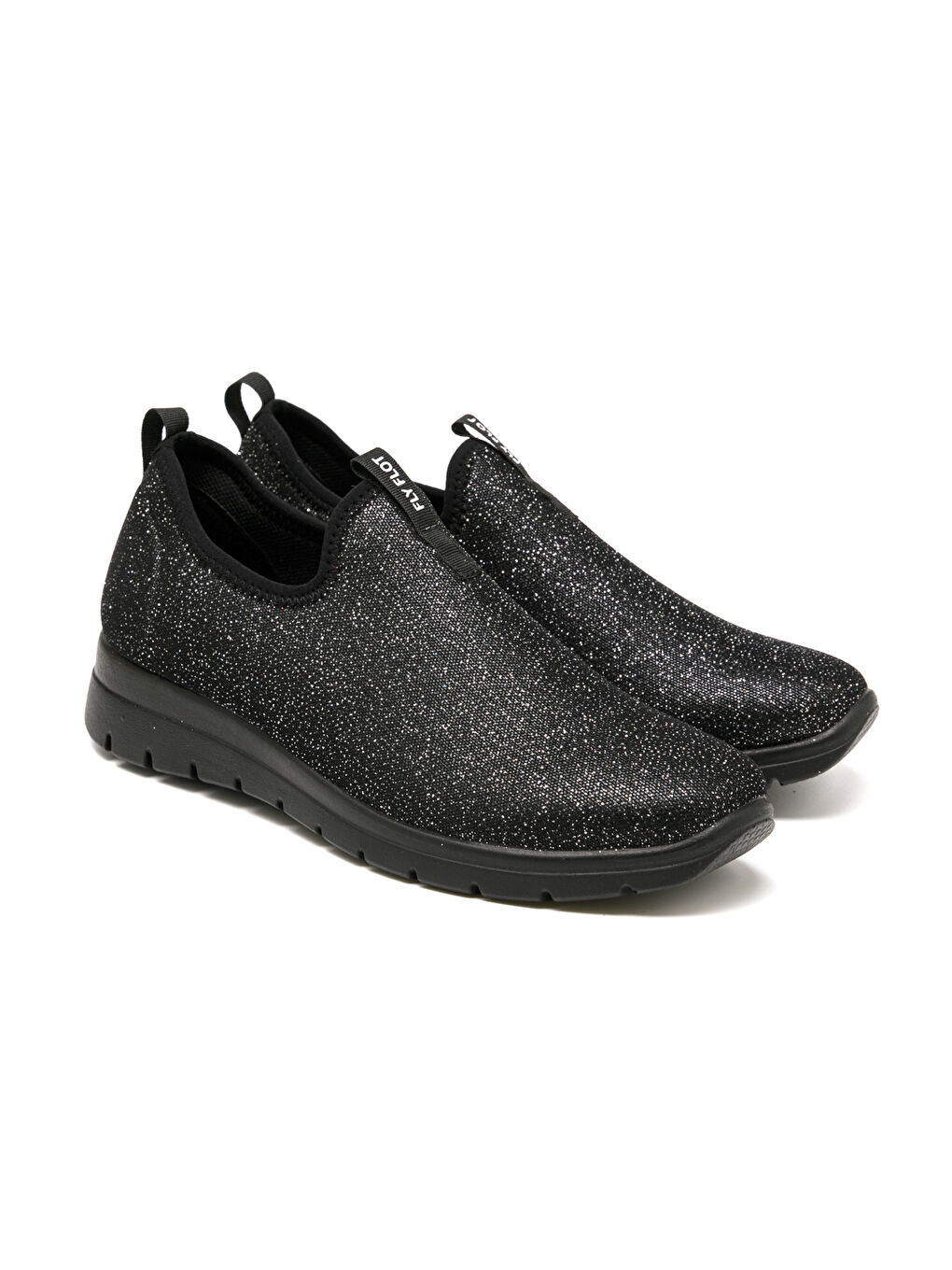 Siyah Kadın Sneaker 27 T12 TQ CLOTH WOMAN Black-1