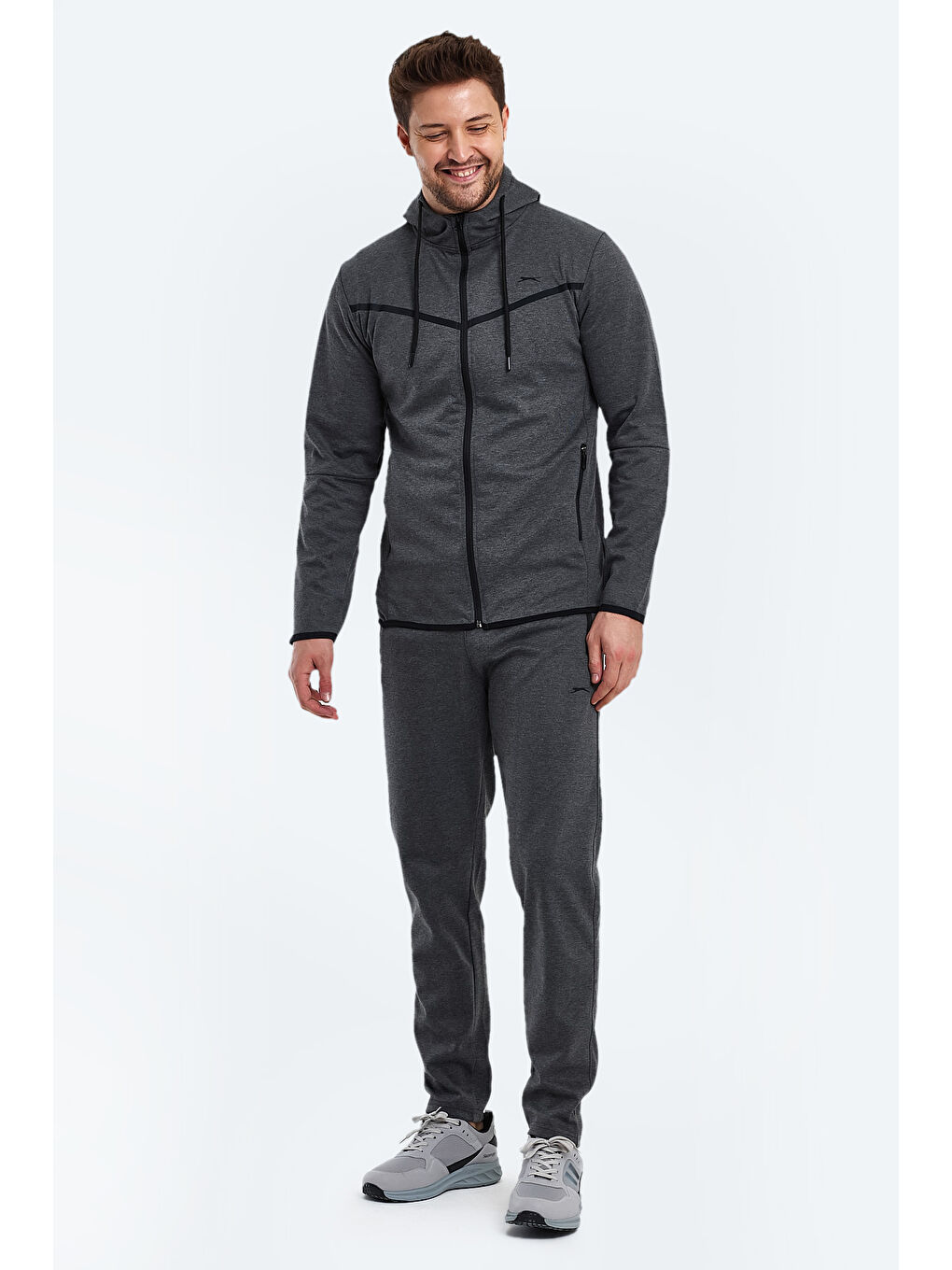 ORKA Erkek Eşofman Takım Antrasit-6
