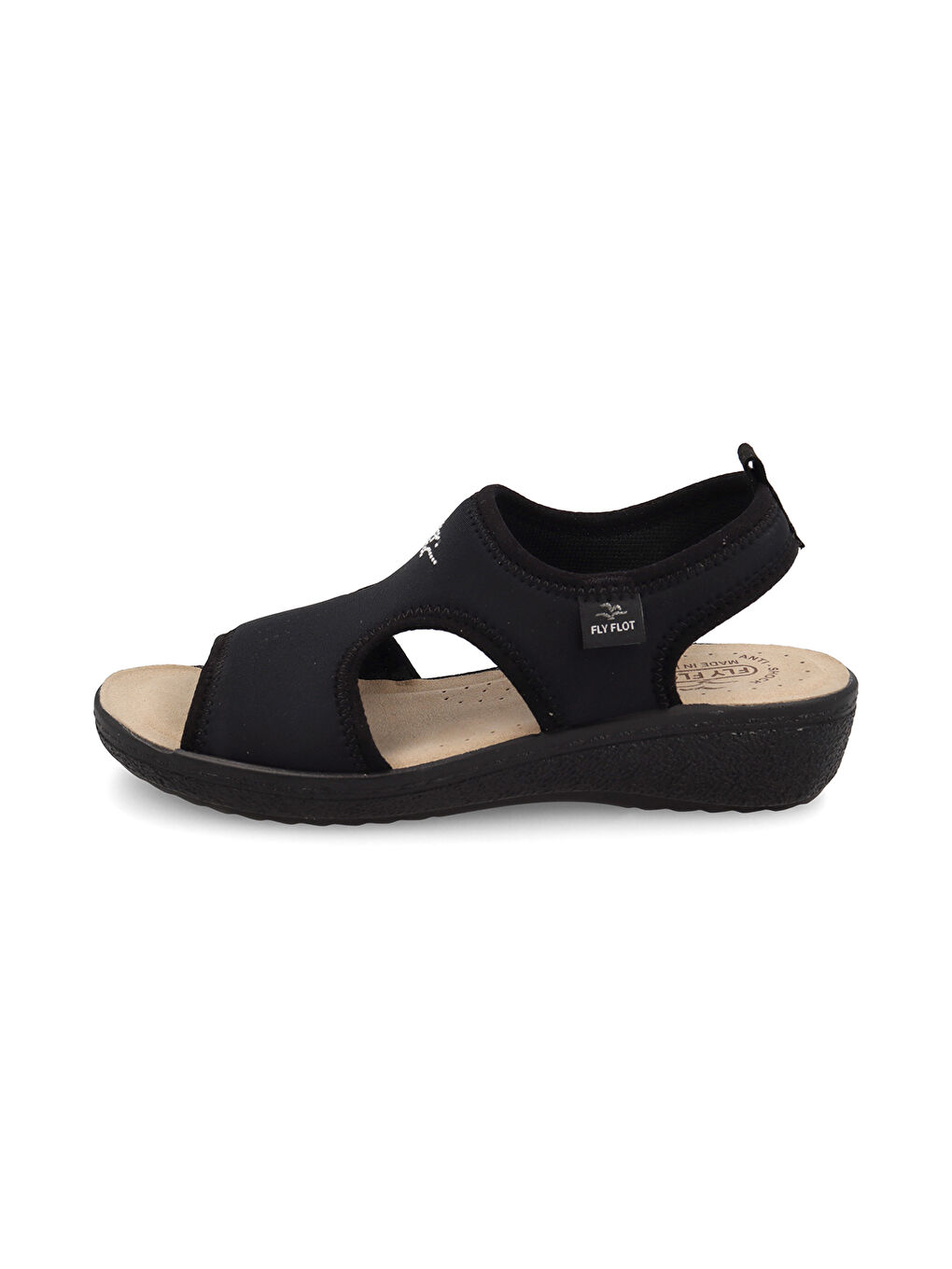 Siyah Kadın Sneaker 55 E71 LA Sandal FRESH 2003-Black-1