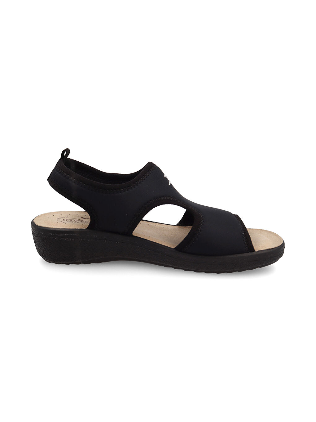 Siyah Kadın Sneaker 55 E71 LA Sandal FRESH 2003-Black-3