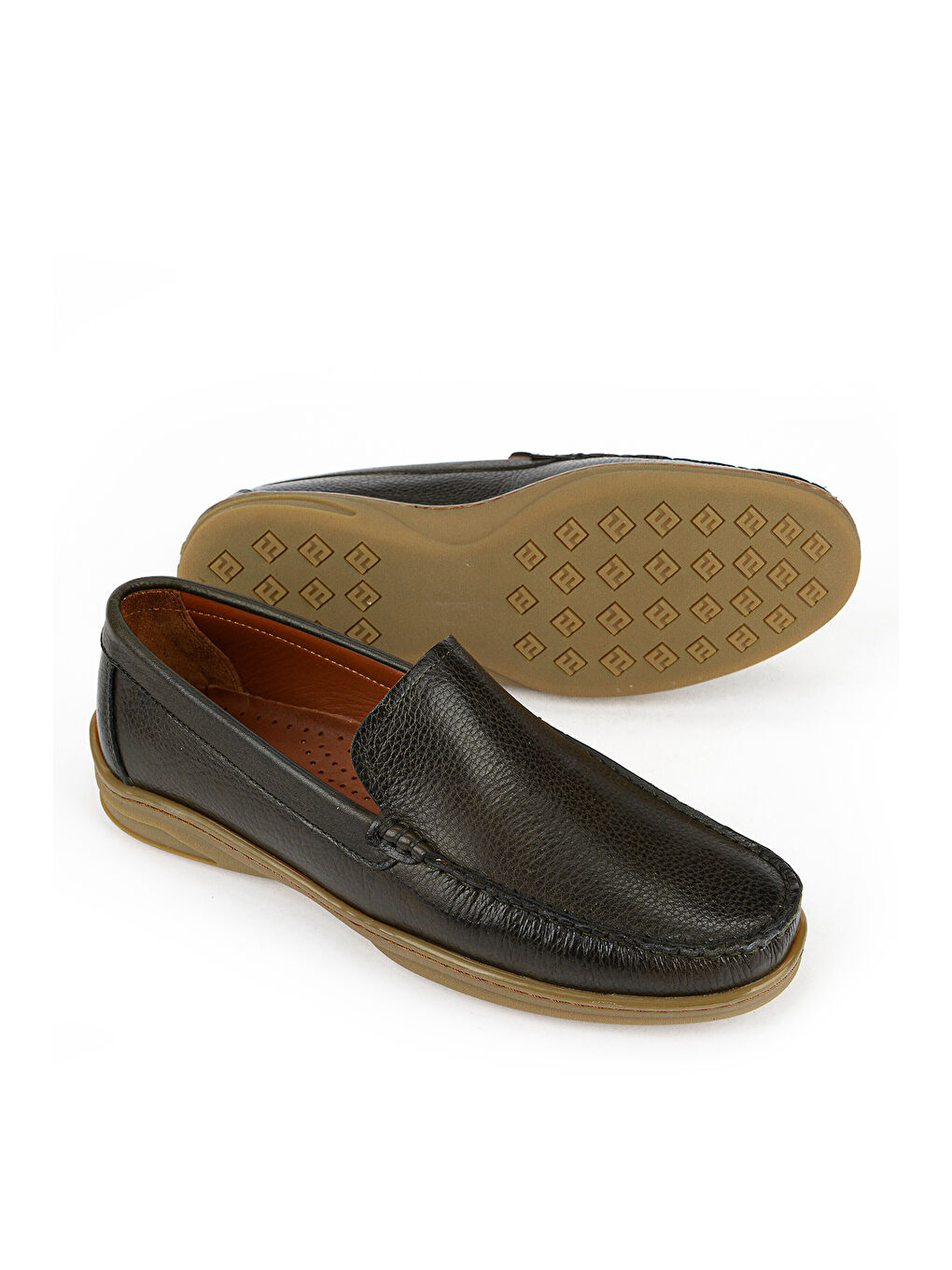 Erkek Hakiki Deri Günlük Ayakkabı 1611064Z213 Haki-3