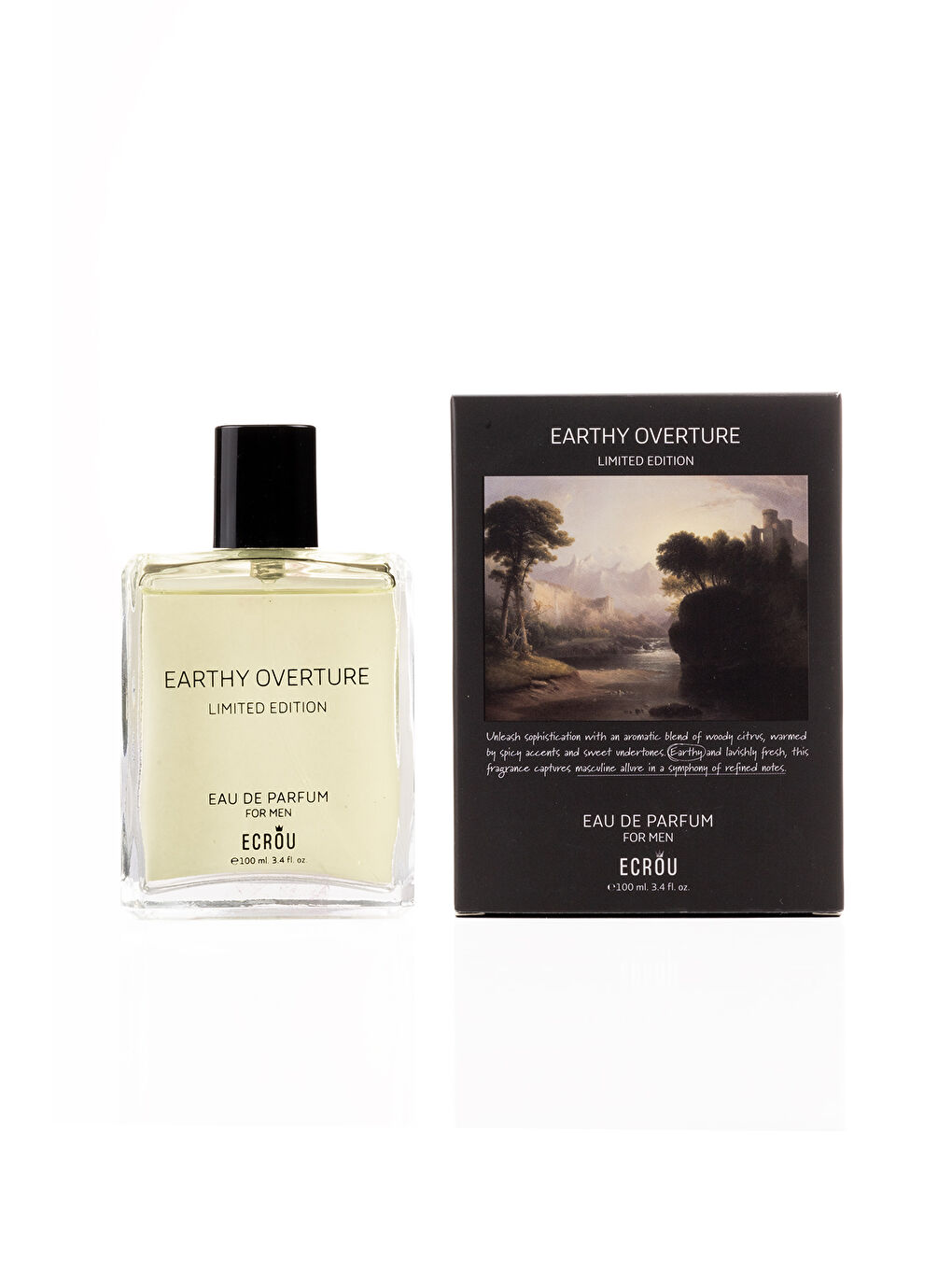 Ecrou Şeffaf Earthy Overture Erkek Parfüm EDP 100 ml - 3