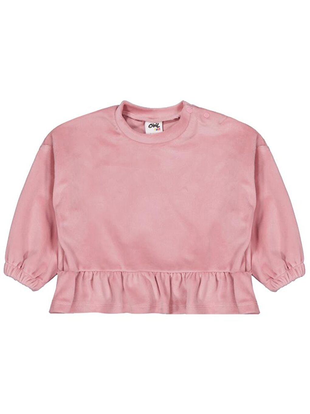 Baby Fırfırlı 6-18 Ay Takım - Pembe 9-12 Ay