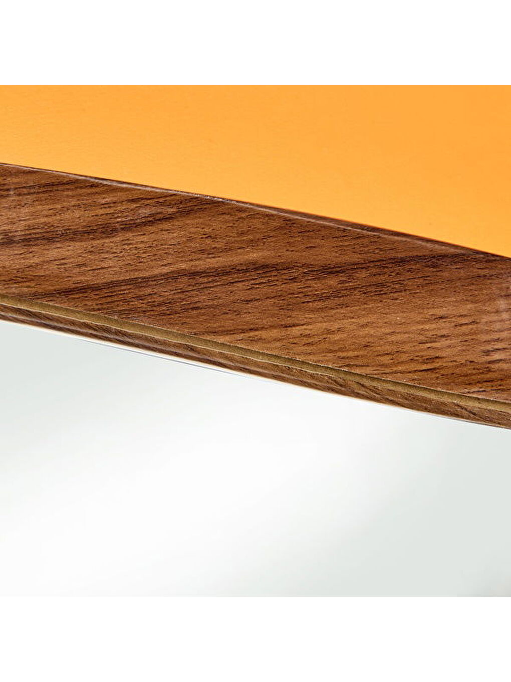 Amorf Ayna - Kahverengi - 38x55 cm-2