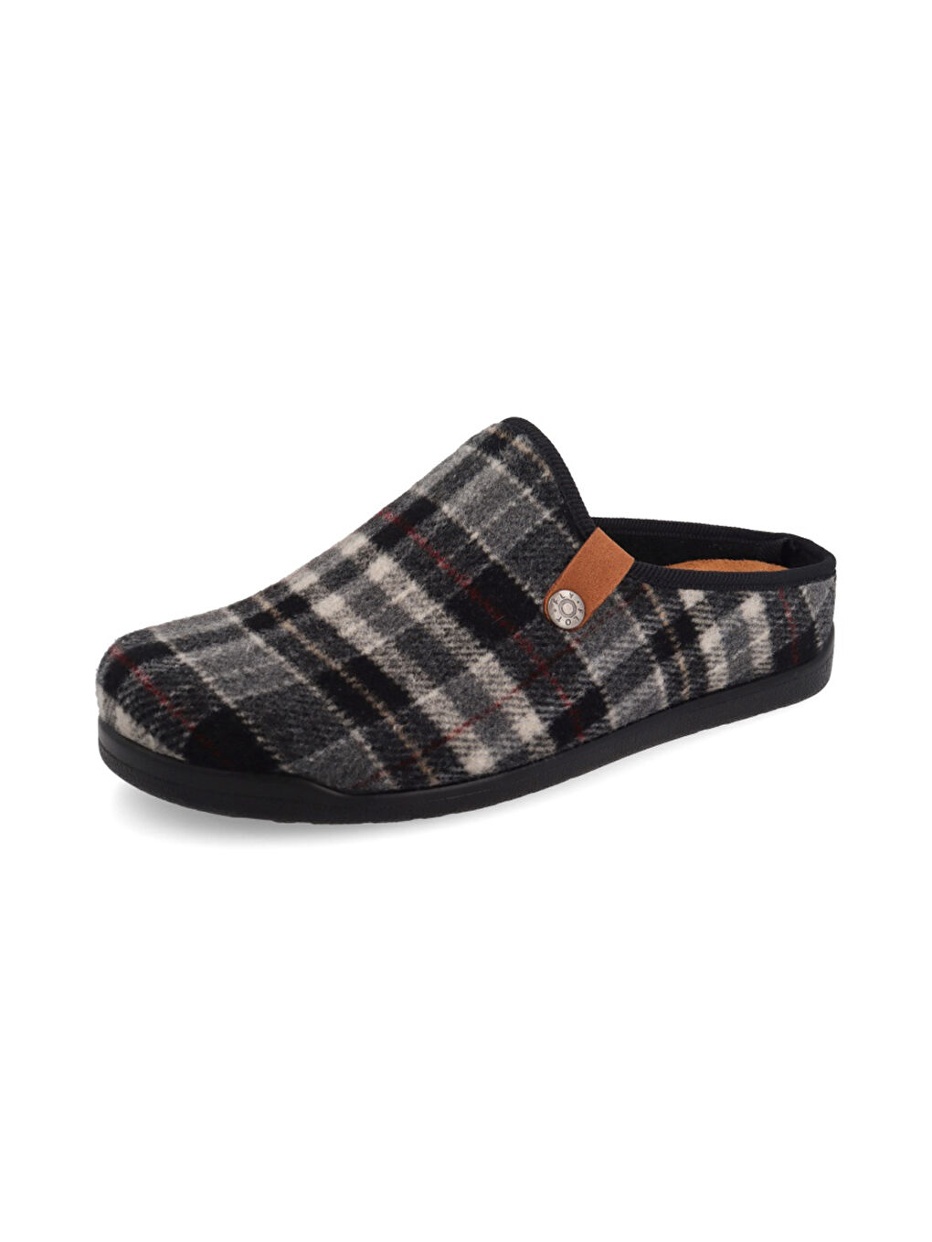 Siyah Erkek Ev Terliği 46 652 JW CLOTH MAN SLIPPER-1