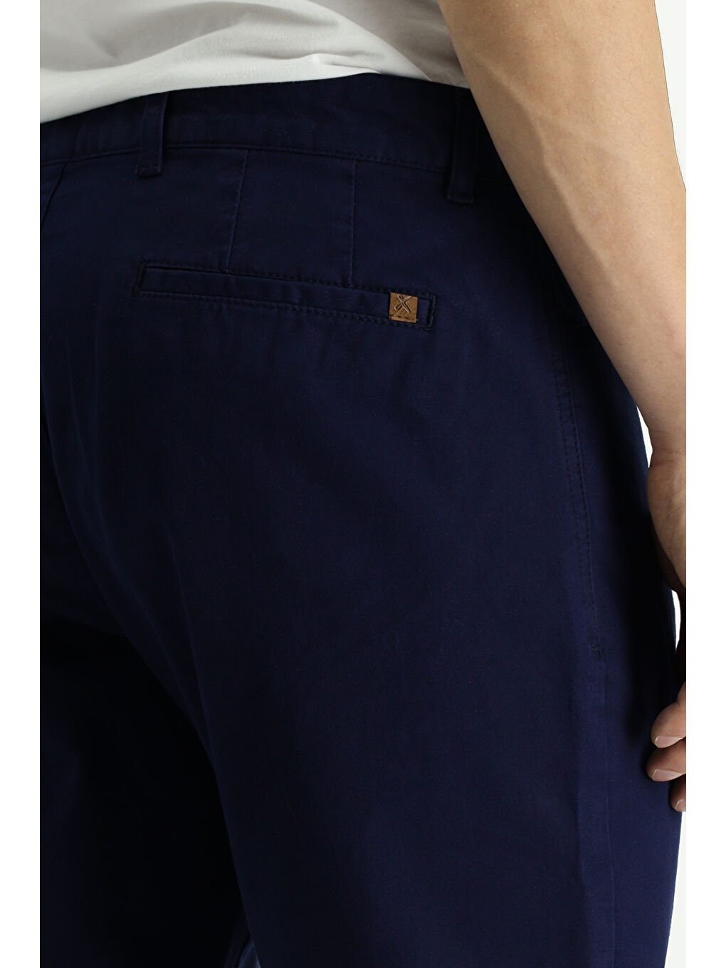 Lacivert Regular Fit Elastanlı Kanvas / Chino Pantolon-5
