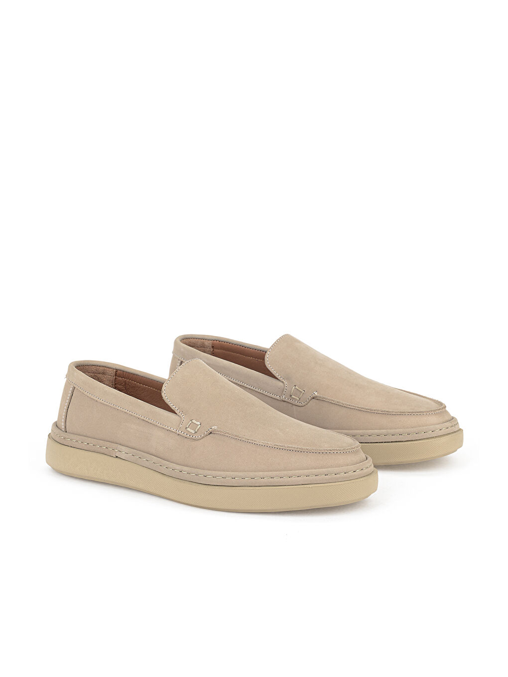 Bej Erkek Hakiki Deri Konfor Ayakkabı 1611025Z2022 Kum-1