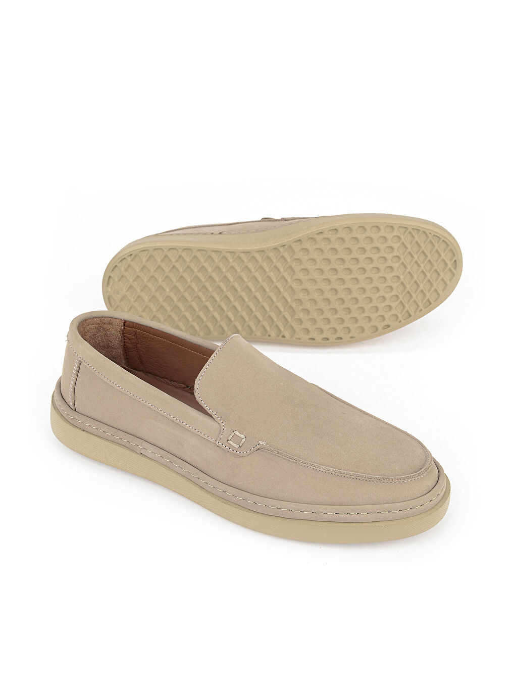 Bej Erkek Hakiki Deri Konfor Ayakkabı 1611025Z2022 Kum-3