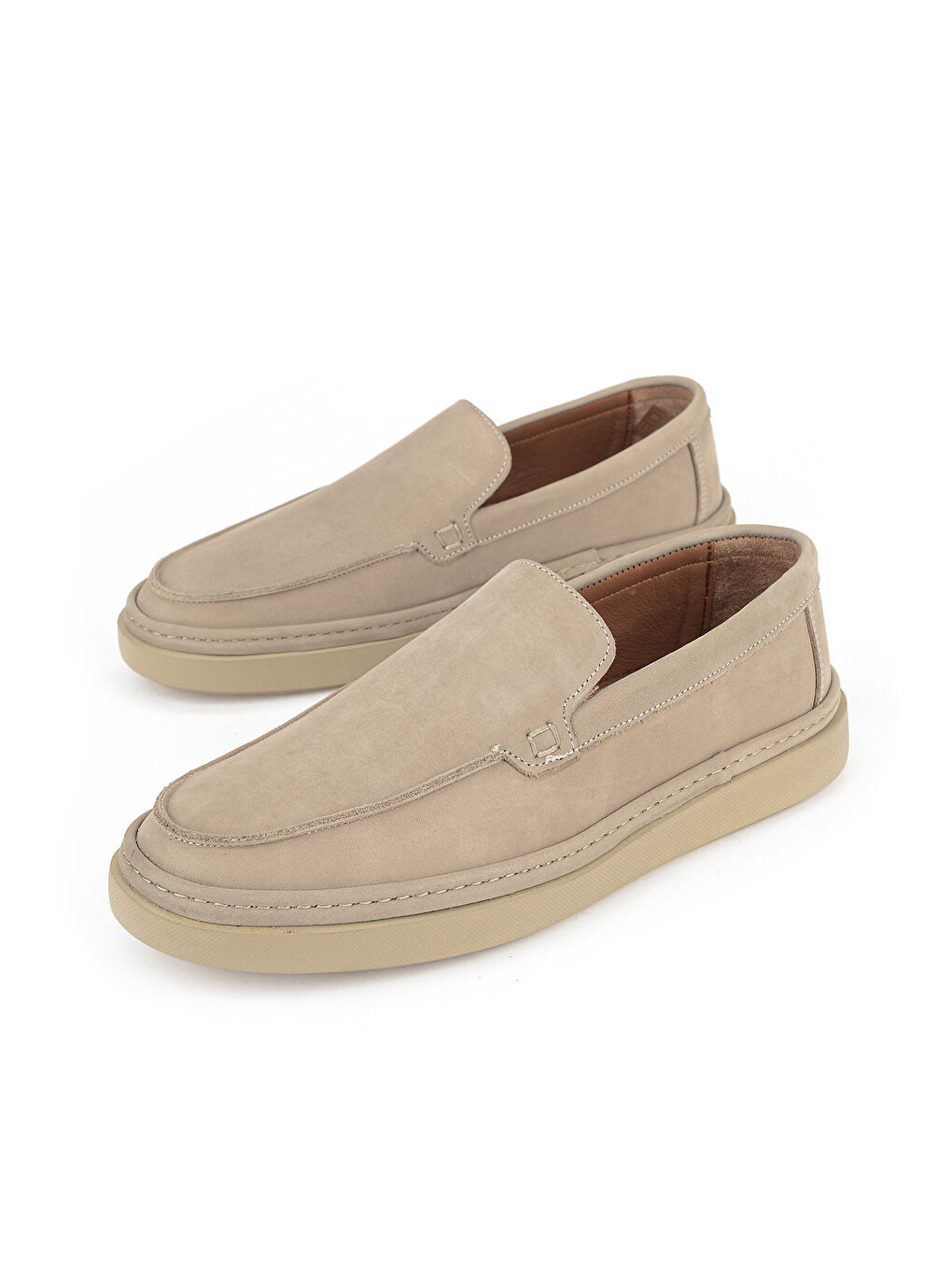 Bej Erkek Hakiki Deri Konfor Ayakkabı 1611025Z2022 Kum-4