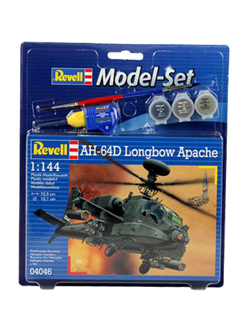 Revell Renksiz Longbow Apache Maket Seti 64046 - 2