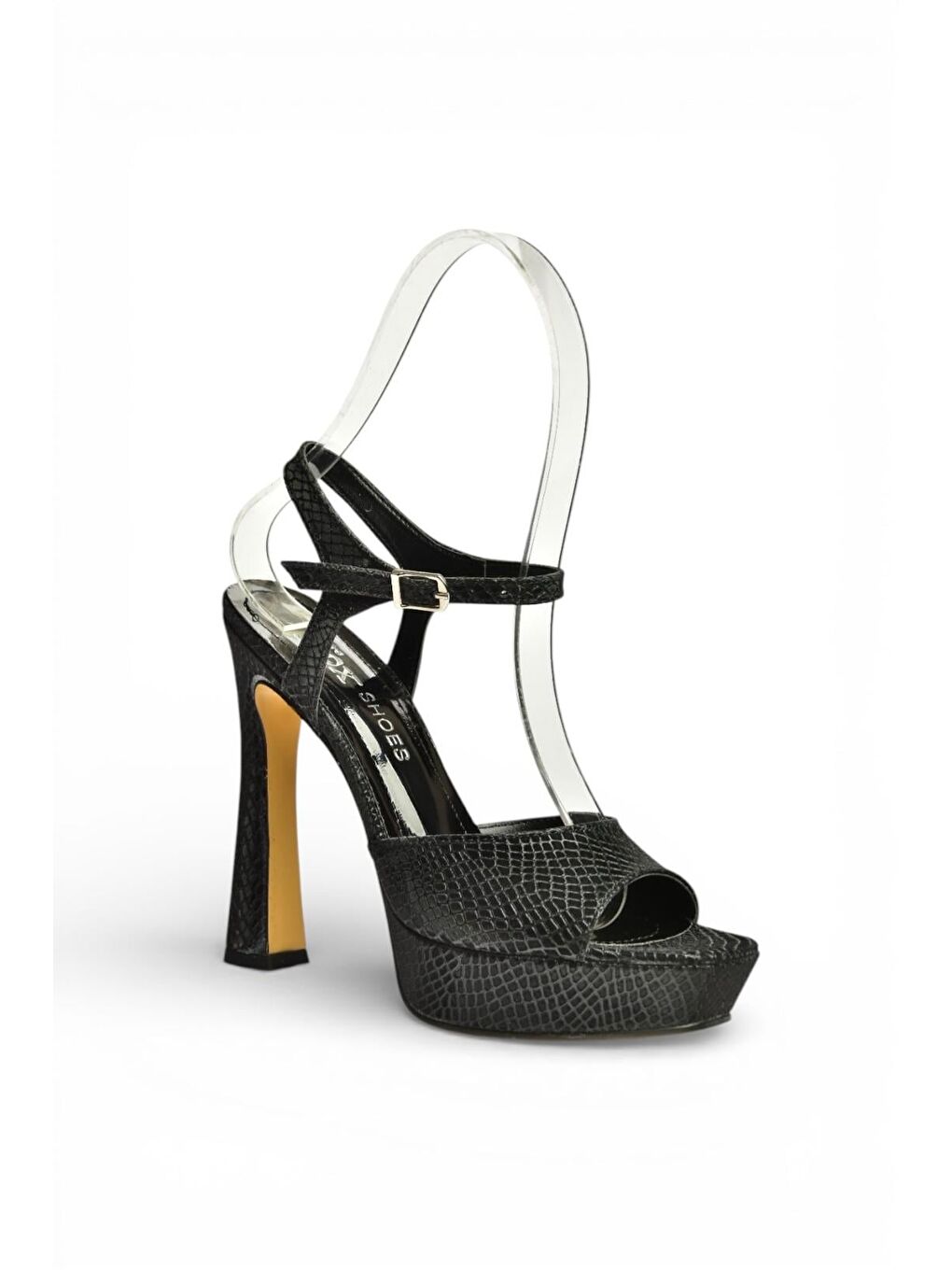 Siyah Kadın Topuklu Ayakkabı U246082507-3