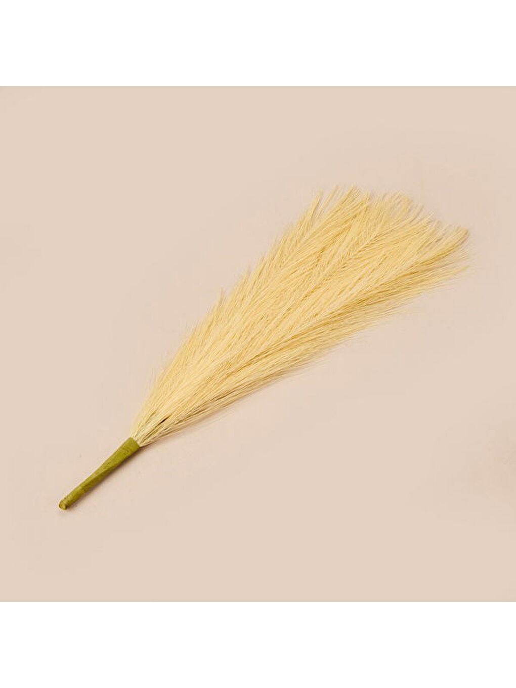 Dekoratif Tüy - Sarı - 44 cm