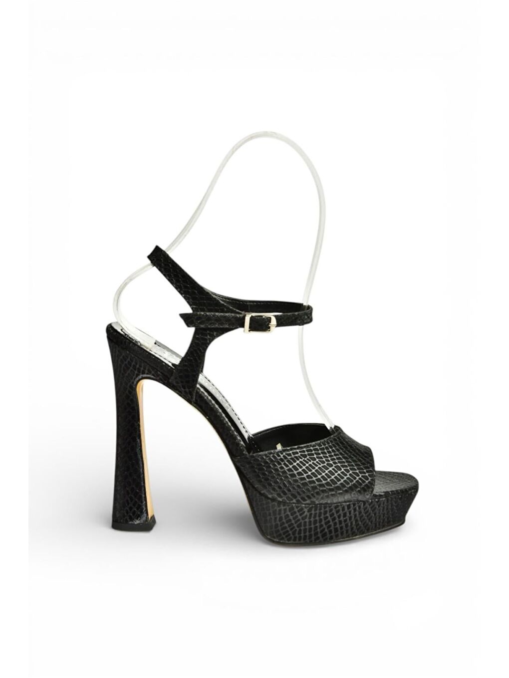 Siyah Kadın Topuklu Ayakkabı U246082507-5