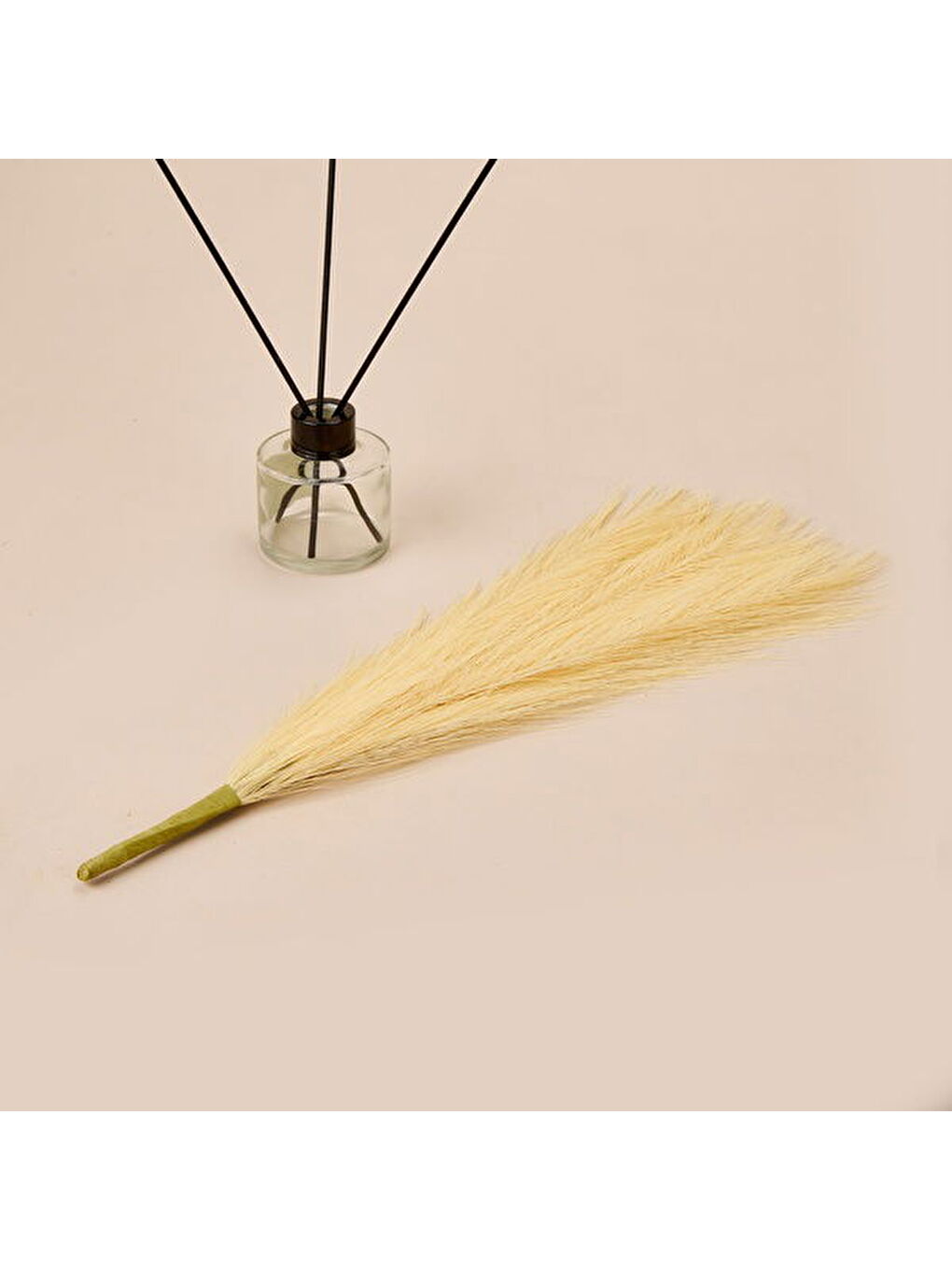 Dekoratif Tüy - Sarı - 44 cm-2