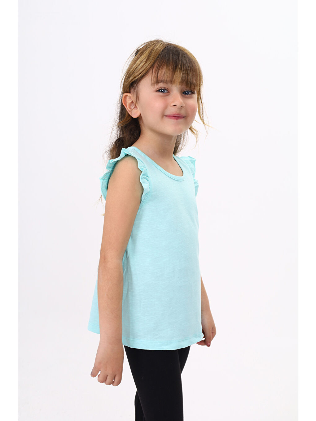 Toontoykids Turkuaz Kız Çocuk Atlet - 1