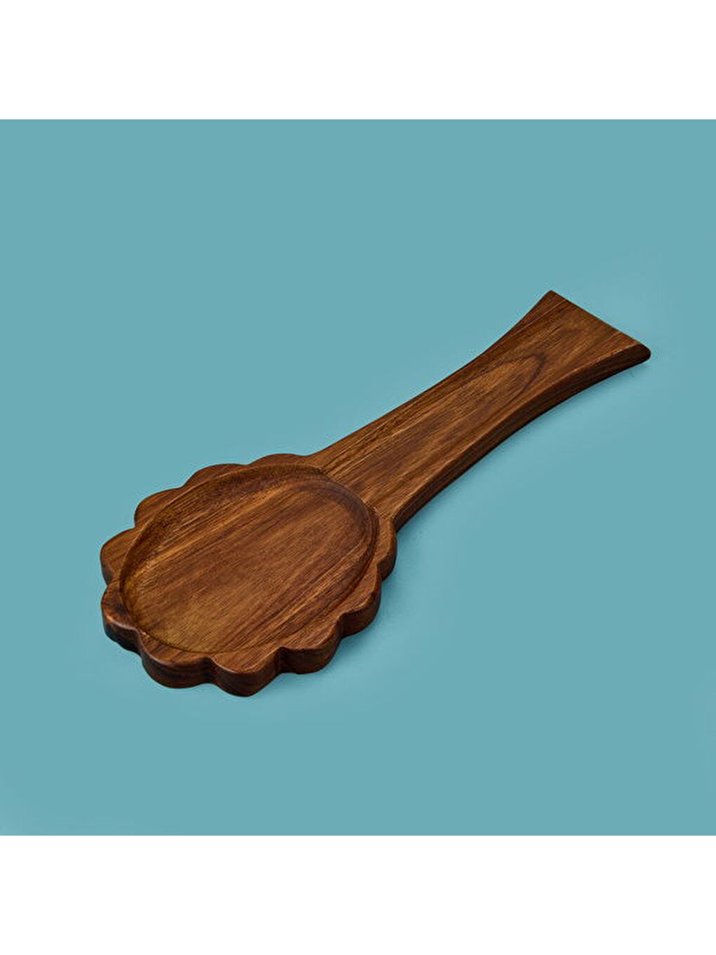 Akasya Kaşık Altlığı - Kahverengi - 32 cm