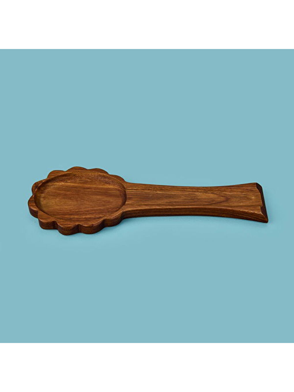 Akasya Kaşık Altlığı - Kahverengi - 32 cm-2