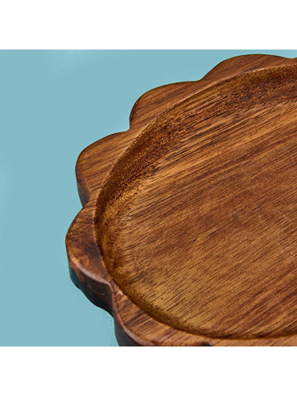 Akasya Kaşık Altlığı - Kahverengi - 32 cm-3