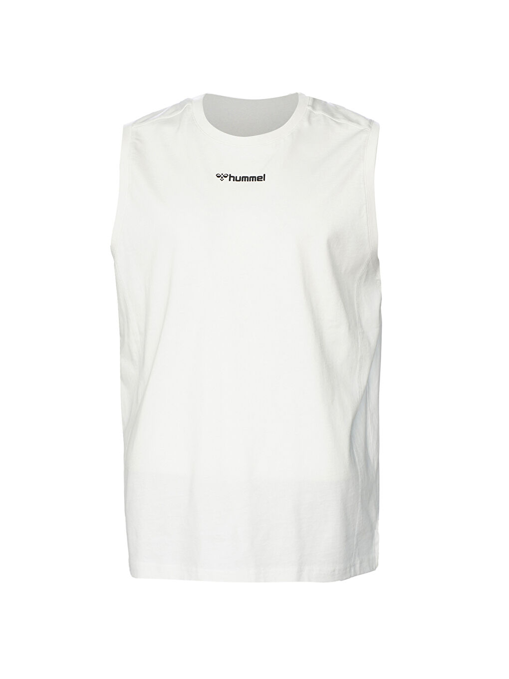 Drake Erkek Beyaz Yuvarlak Yaka Atlet-1