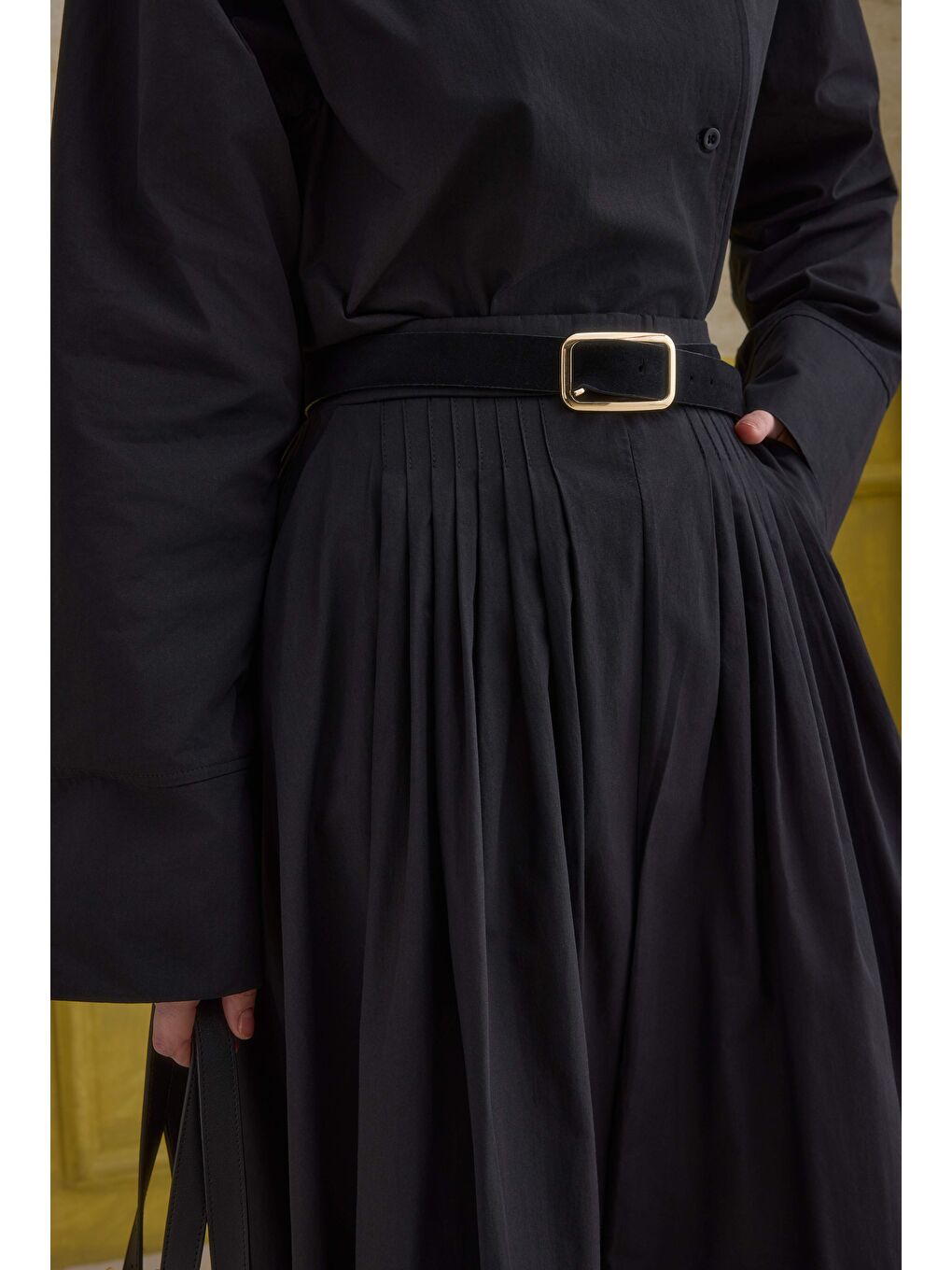 %100 Pamuk Etek Siyah-4