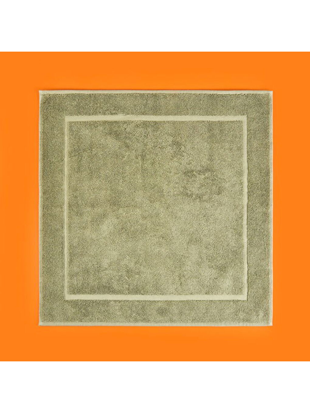 Soft Samantha Ayak Havlusu - Haki - 60x60 cm-3