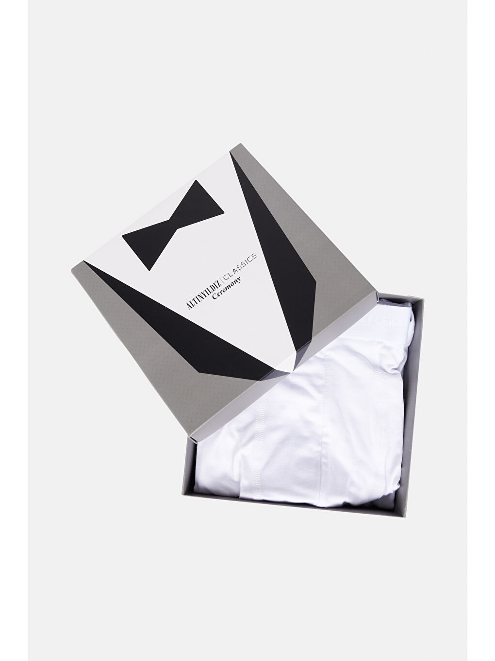 Erkek Beyaz Standart Fit Normal Kesim Boxer- Atlet Takım-1