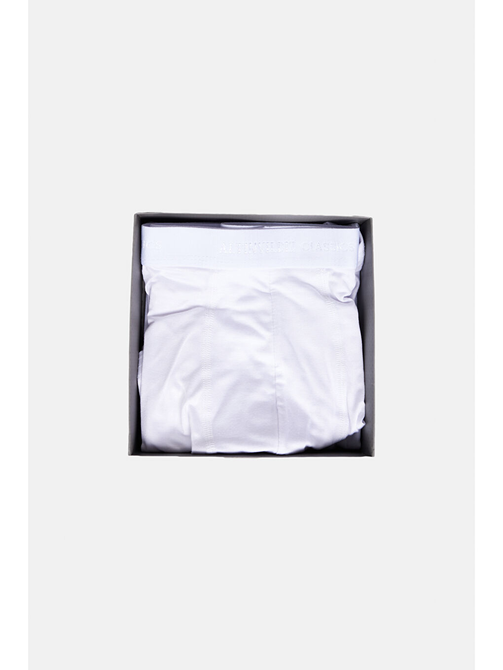 Erkek Beyaz Standart Fit Normal Kesim Boxer- Atlet Takım-2