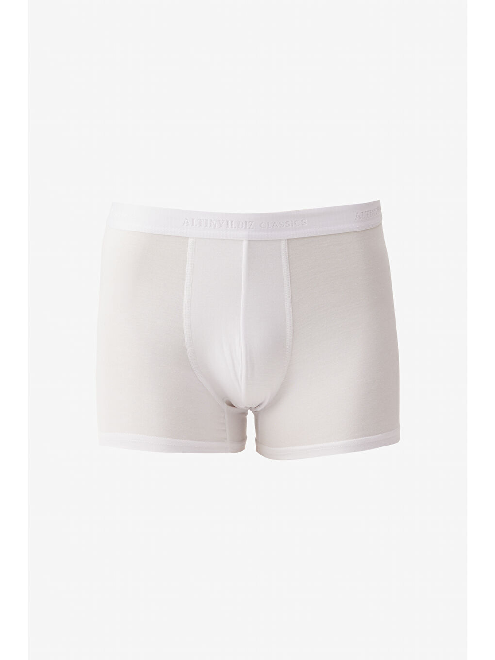 Erkek Beyaz Standart Fit Normal Kesim Boxer- Atlet Takım-5