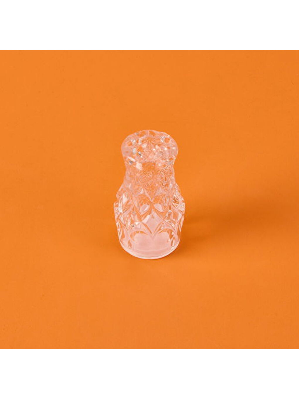 Renksiz Kristal 2'li Tuzluk - Şeffaf - 13 cm-1