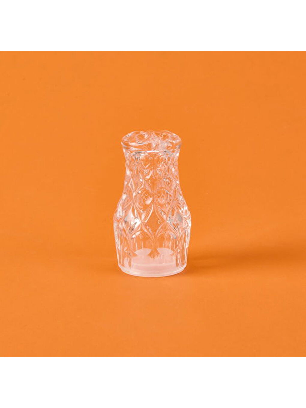 Renksiz Kristal 2'li Tuzluk - Şeffaf - 13 cm-2