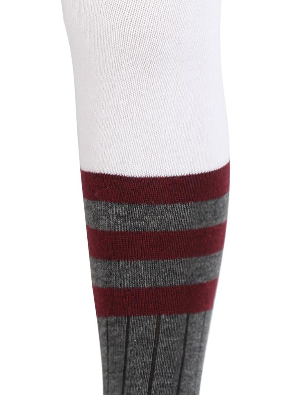 Antrasit Girls Derbili New College 3-11 Yaş Kız Külotlu Çorap-1