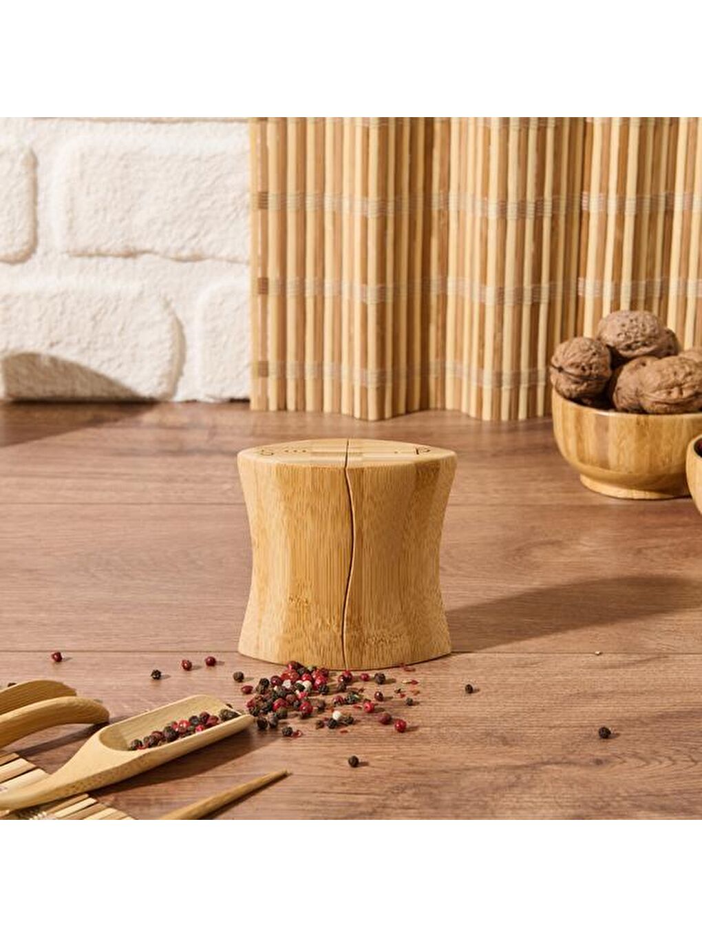 Kahverengi Nunna Tuzluk Biberlik