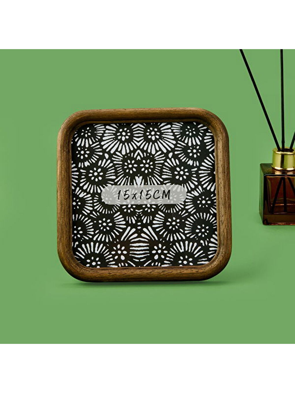 Deco Messina Çerçeve - Kahverengi - 15x15 cm-3