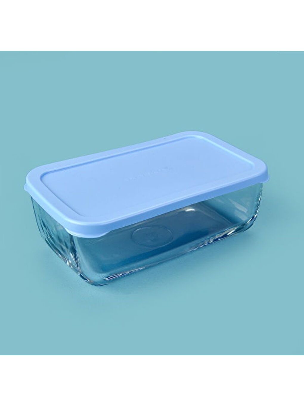 Snowbox 3'lü Saklama Kabı - Şeffaf / Mavi-3