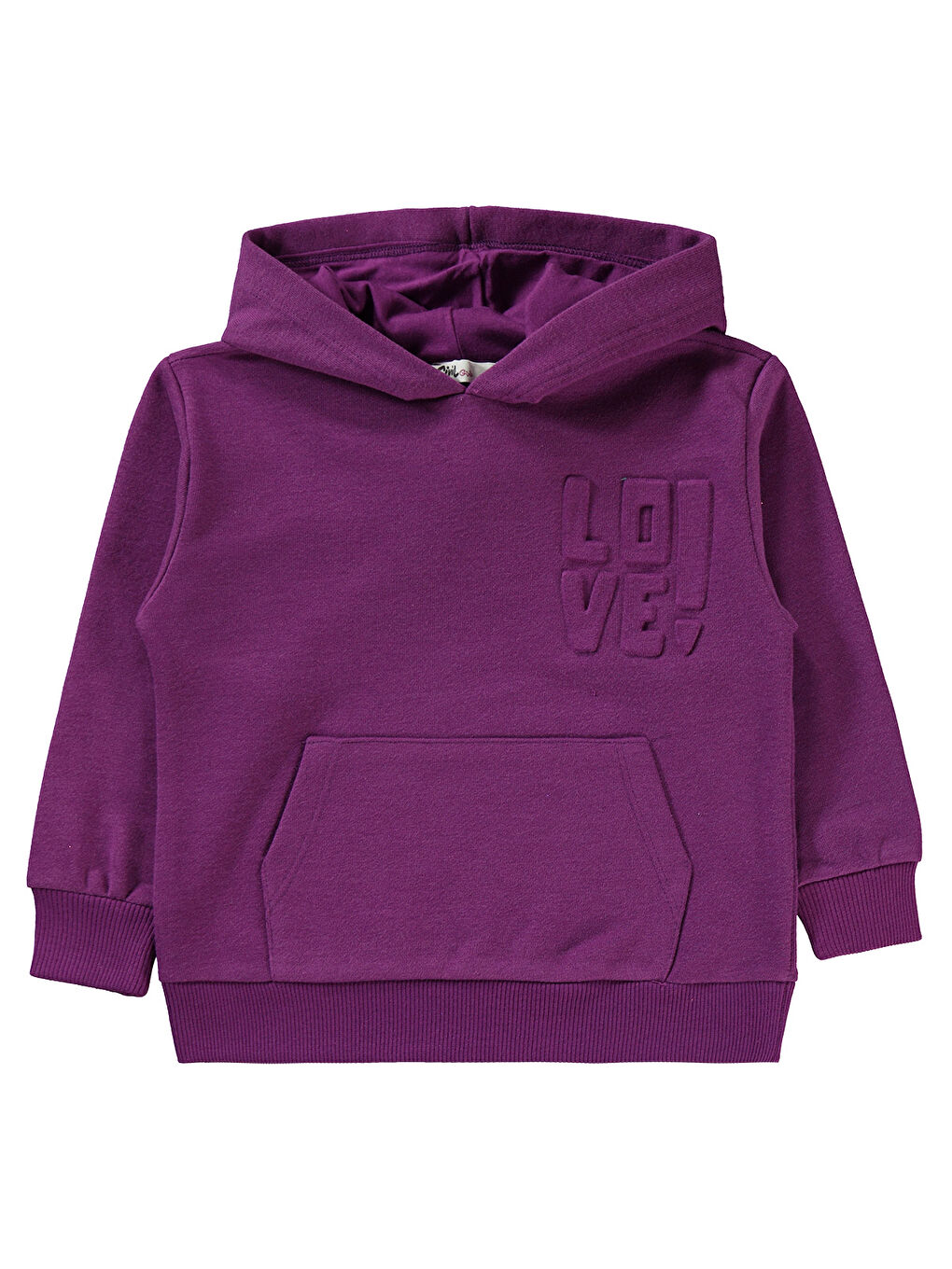 Civil Mor Kız Çocuk Sweatshirt 2-5 Yaş Mor