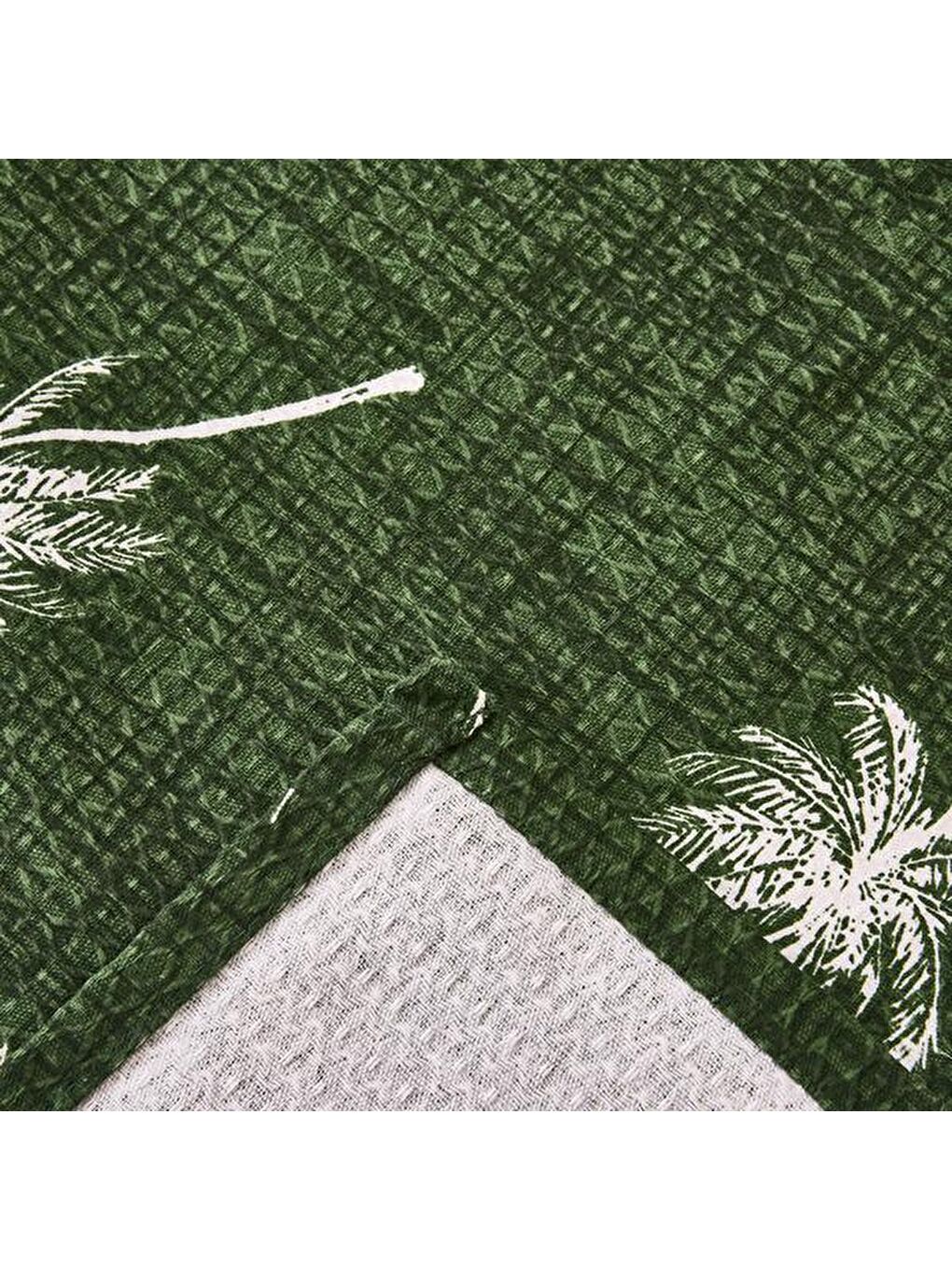 Soft Pals Tek Kişilik Pike - Yeşil - 160x220 cm-3