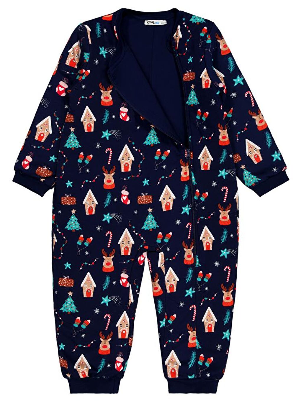 Lacivert Boys Yeniyıl Empirme 90 Gr 6-9 Yaş Uyku Tulumu-2