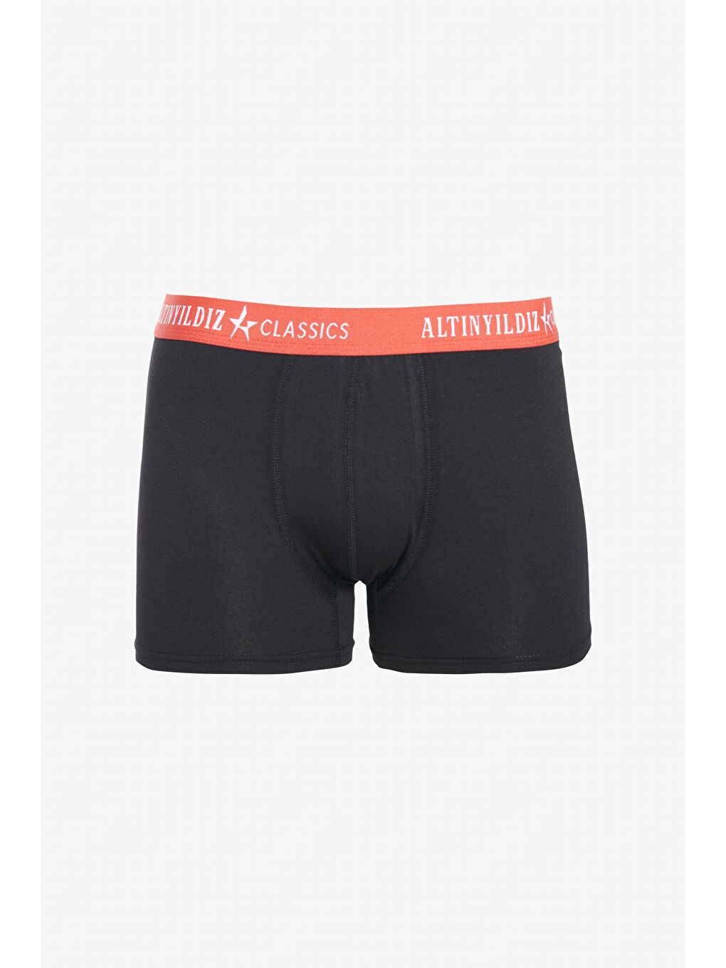 Erkek Siyah-Gri Standart Fit Normal Kesim 3'lü Modal-Pamuk Kumaş Esnek Boxer Paketi-3