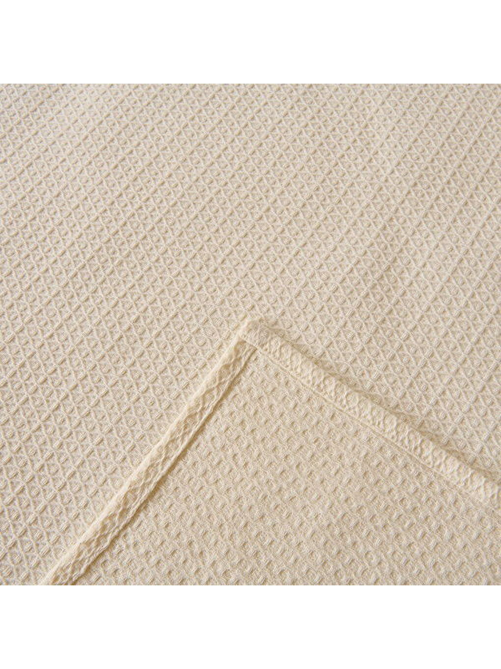 Ekru Soft Luna Çift Kişilik Pike - Krem - 200x220 cm-1